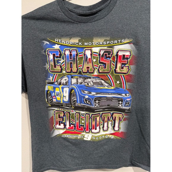 Chase Elliott Hendrick Motorsports NASCAR Racing T Shirt Adult XL NAPA - Picture 2 of 5